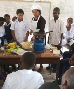 New Skills: Students Learn to Make Pancakes